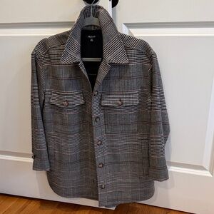 Madewell Plaid Jacket, xxs, like new